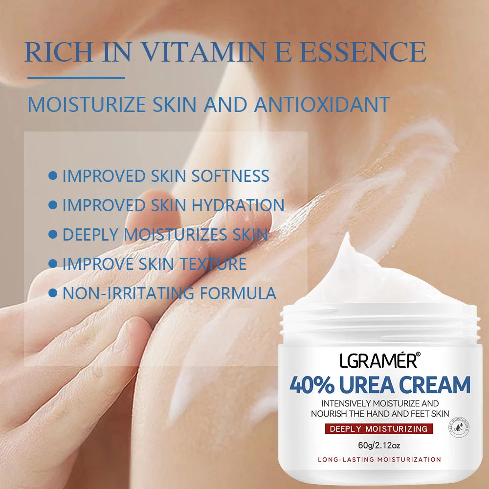 40% Urea Cream Dry Moisturizing Hand and Foot Cream Removes Dead Skin and Repairs Dry Cracked Skin Deeply Replenishes Moisture