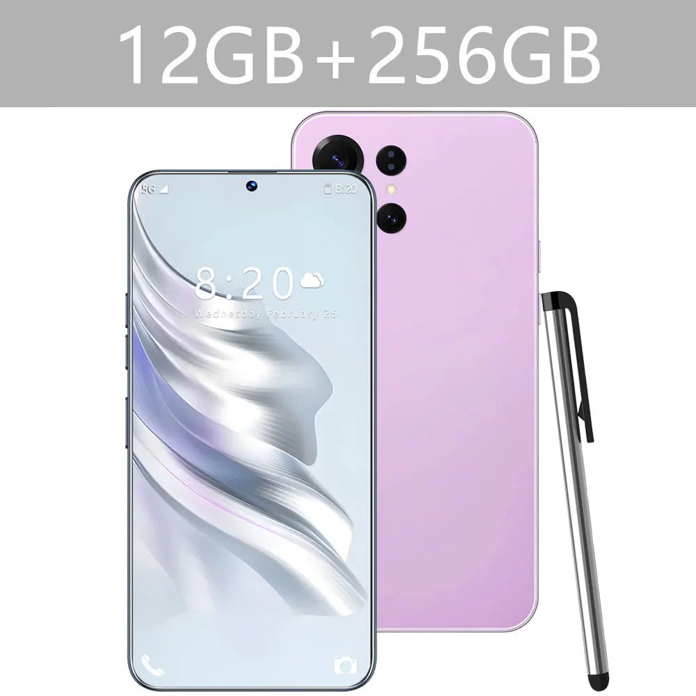 NEW S26 Ultra Smartphone 2026 Original 7.3HD Global Version 5G Dual Card Cheap Cellphones 7800mAh Android 15 Mobile Cell Phones