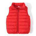 Girls Boys Down Cotton Vests Children's Warm Sleeveless Jacket Kids Waistcoat Outerwear Autumn Winter Boy's Coat