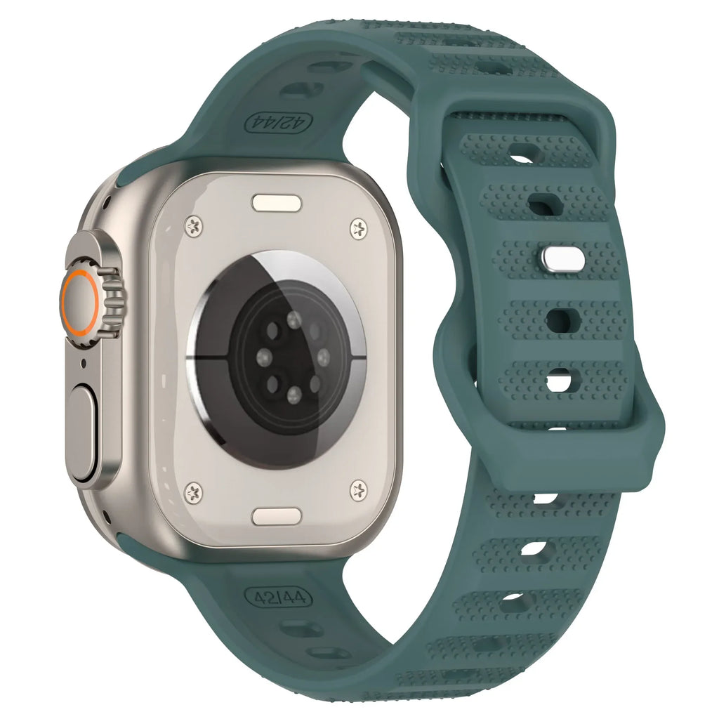 Silicone Strap for Apple Watch Band series 10 42mm 46mm 9 8 7 41 45mm ultra2 49mm 44 40 38 42mm Correa Band for Iwatch 6 SE 5 4