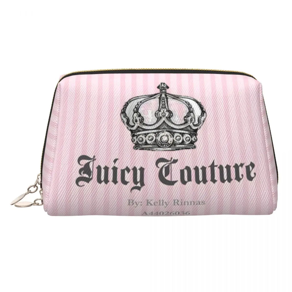 J-Juicy-C-Couture Makeup Bag Zipper Pouch Travel Cosmetic Bags Large Leather Portable Cosmetic Bag for Women