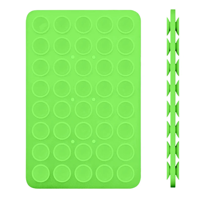 Double Side Silicone Suction Pad for Mobile Phone Fixture Suction Cup Adhesive Silicone Rubber Sucker Pad for Fixed Pad