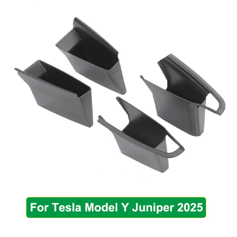 For Tesla Model 3 Y YL Juniper Highland 2020-2026 Door Handle Storage Box Inner Handle All-inclusive Organizer Container Tray