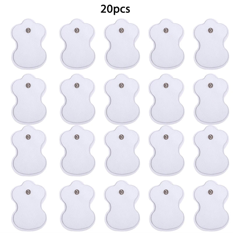 10/20pcs Electrode Pads Conductive Gel Pad Body Acupuncture for TENS Massager Unit Body Replacement Patch Massage Accessories
