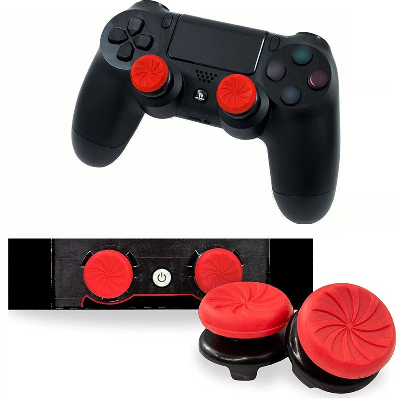 2pcs Hand Grip Extenders Caps Game Controller Gamepad Thumb Stick Grips Rocker Stick Extenders Caps For PS4 PS5 Xbox Accessories