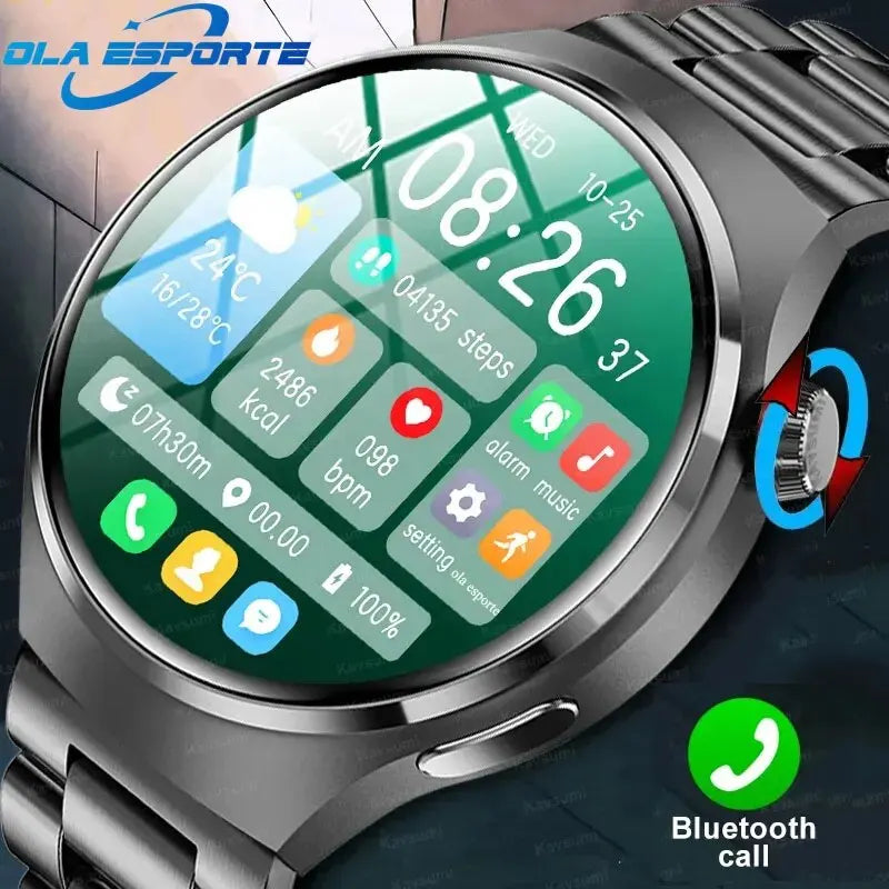 For Watch Series 5 Smart Watch Men Women HDScreen Bluetooth Call GPS Tracker Heart Rate Waterproof SmartWatch 2024 New Bracelet