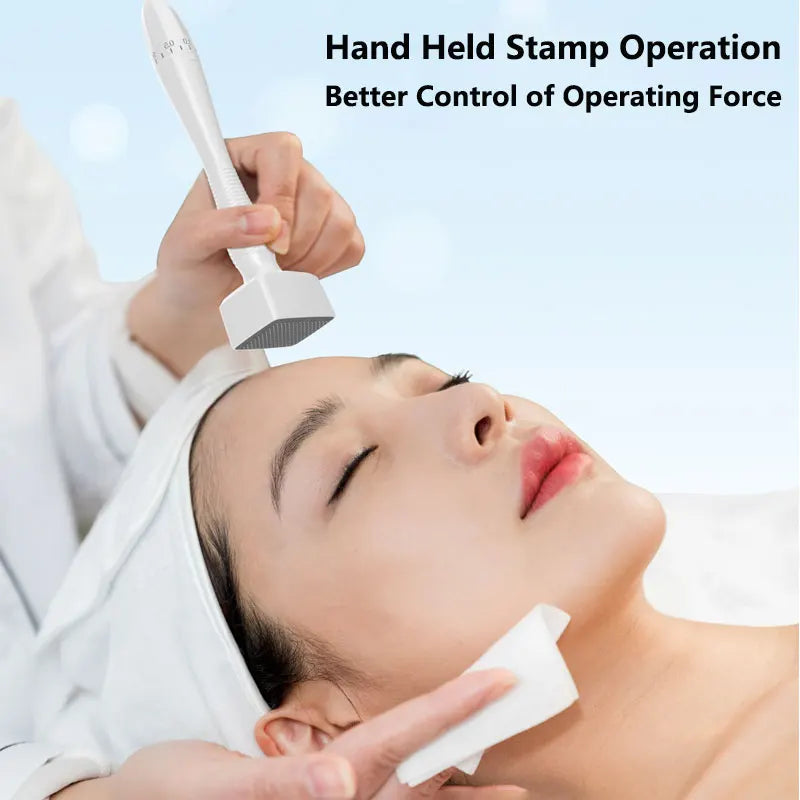 140 Needles Stamp Adjustable Needle Length for Facial Body Hair Growth Derma Roller 0.2mm 0.25mm 0.3mm Needle Micro