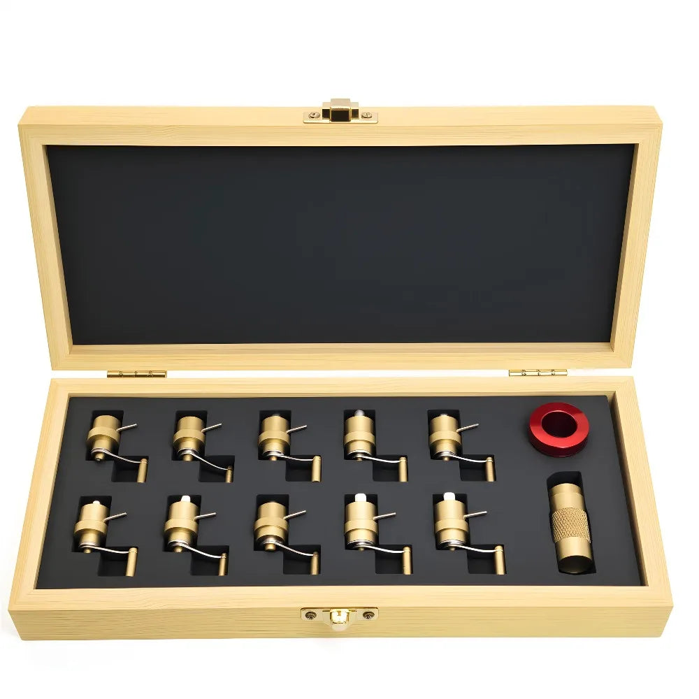 Mainspring Winder Set Brass Watch Repair Tool Wristwatch Repairing Kit DIY Watchmaker Tools Alloy Steel Watch Winding Tool