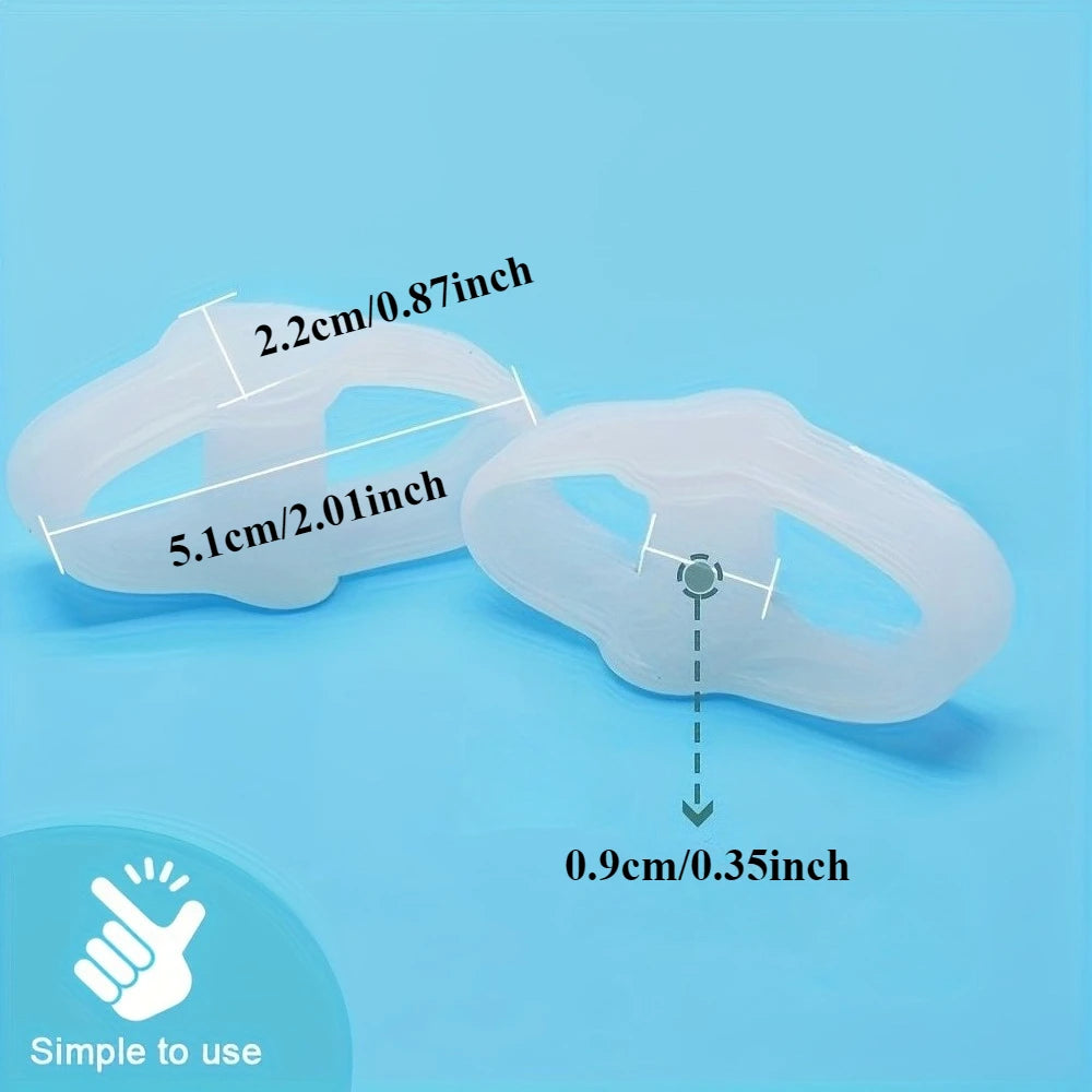5pairs Toe Separators - Soft and washable, suitable for odor-free use during the night and at home. Comfortable thumb separators