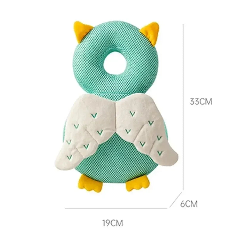 Cartoon Baby Head Protector Backpack Pillow, Soft PP Cotton Protective Cushion, Shockproof Safety Pillow for Toddlers, Suitable