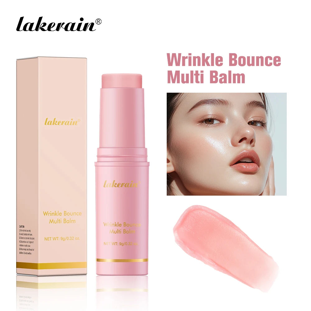 Moisturizing Wrinkle Bounce Multi Balm Stick Deep Hydrating Facial Skin Long-lasting Brightening Collagen Cream Korean Cosmetics