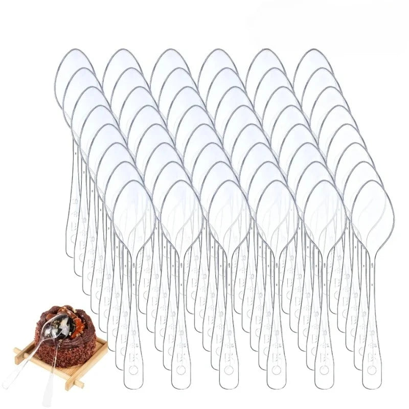 50PCS 70ml Transparent PS Dessert Bowls Reusable Trapezoid Cups for Ice Cream Yogurt Mousse Pudding Jelly Cake Display Party