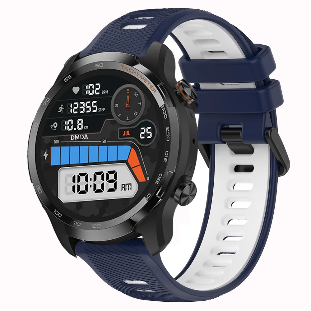 Soort Strap Silicone Watch Band 22mm 20mm For TicWatch Pro 3 Ultra E3 E2 S2 Pro X GTW 2021 Smartwatch Bracelets Women Men Correa