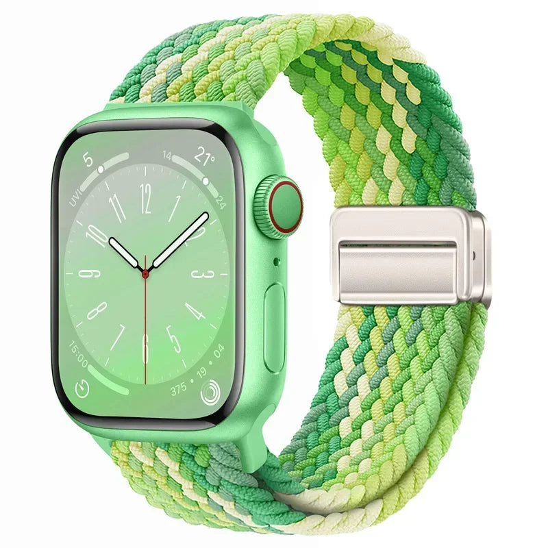 Nylon strap For Apple watch 11 10 42mm 46mm 9 8 7 45mm 41mm Ultra 3/2/1 49mm Magnetic wristband For iWatch 6 5 4 3 SE 44mm 40mm