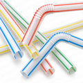 100-3000Pcs Colorful Flexible Drinking Straws Biodegradable Reusable Wedding Party Cocktail Wedding Drinking Straws Kitchen