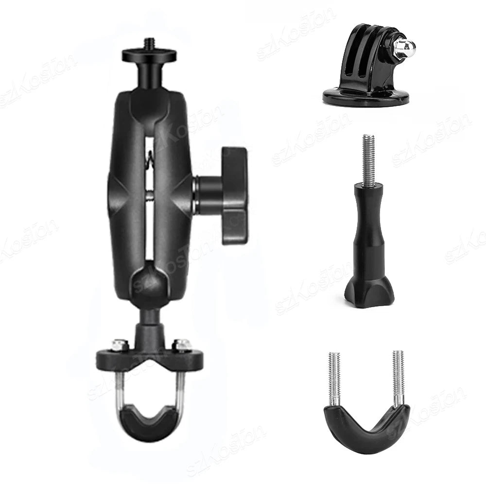 Bicycle Motorcycle Panoramic Selfie Stick Monopod Mount Handlebar Bracket For Insta360 X3 X4 X5 GoPro 13 12 11 10 DJI Accessory