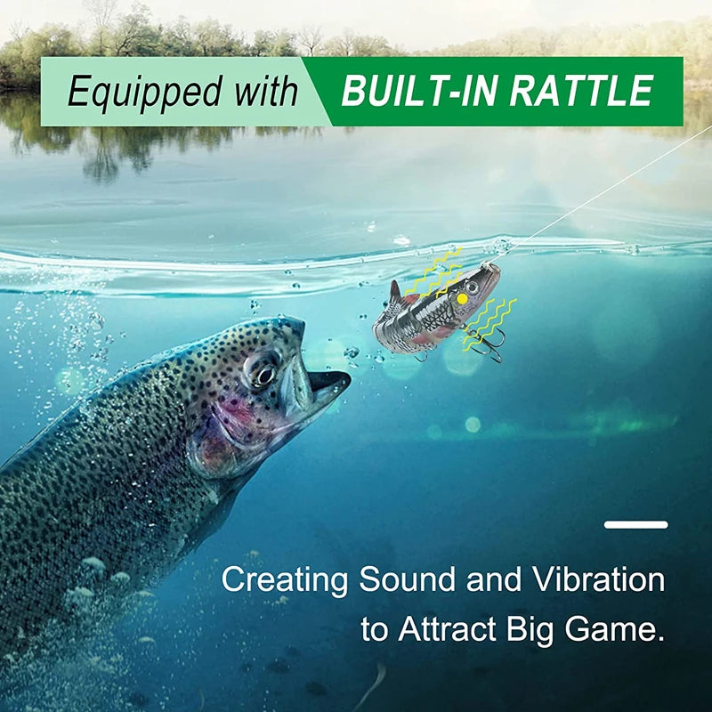 Fishing Lures Multi Jointed Swimbait Crank Bait Slow Sinking Bionic Artificial Bait Freshwater Saltwater Trout Bass Fishing Acce