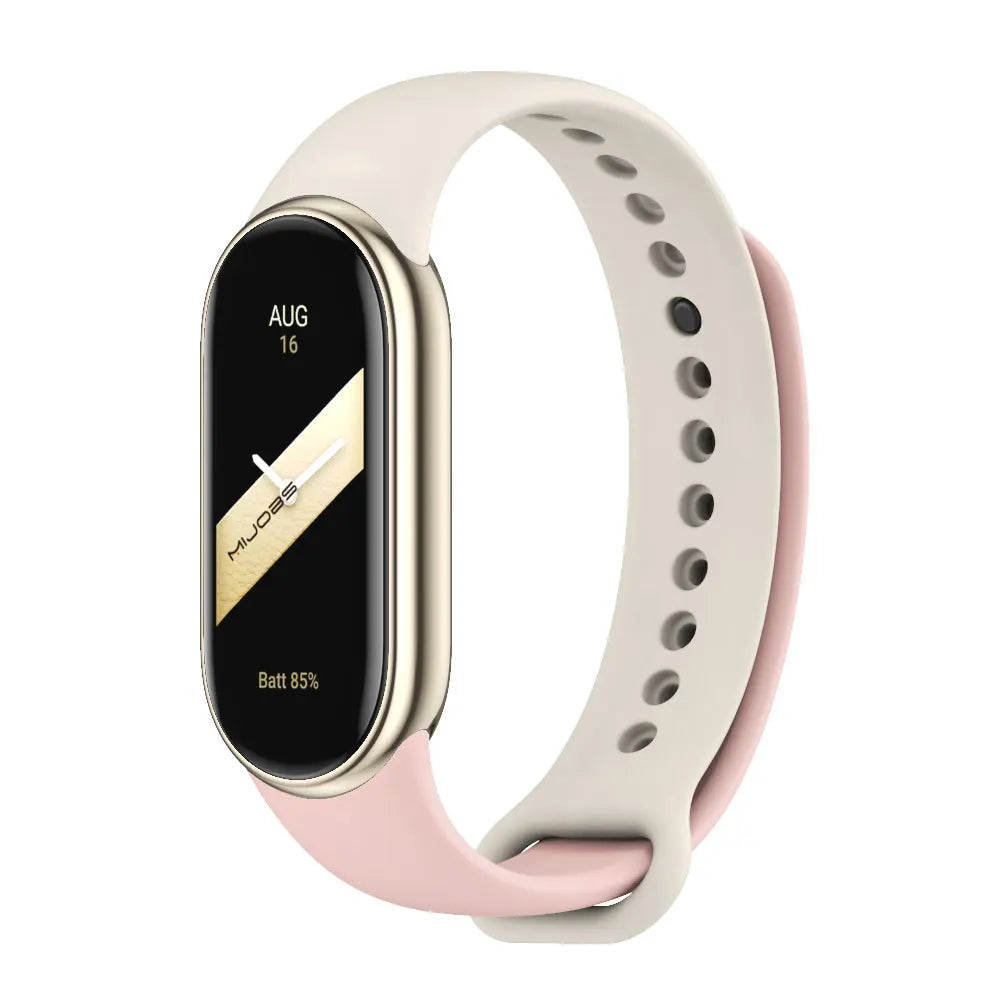 Bracelet for Mi Band 10 Strap for Mi Smart Band 10 9 8 NFC SmartWatch Sport Silicone Rubber Wristband Correa Miband 8 9 Strap