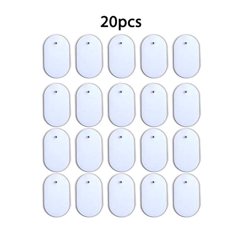10/20pcs Electrode Pads Conductive Gel Pad Body Acupuncture for TENS Massager Unit Body Replacement Patch Massage Accessories