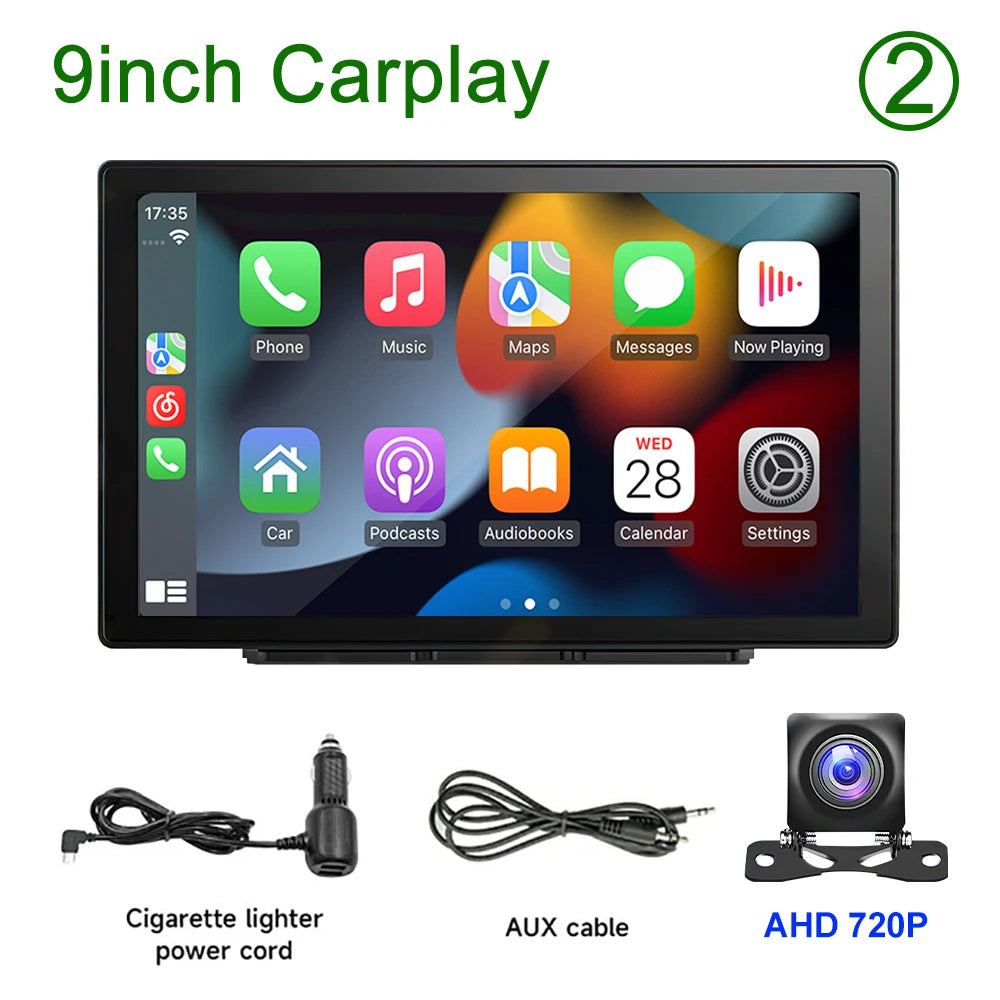 7/9/10.26 Inch Universal Portable Carplay Android Auto for Car Screen Wireless Carplay Screen Wireless Car Stereo Radio 1 2 din
