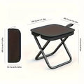 Portable Folding Stool Lightweight Camping Chair Foldable Seat Perfect for Fishing Hiking Travel Outdoor and Indoor Daily Use