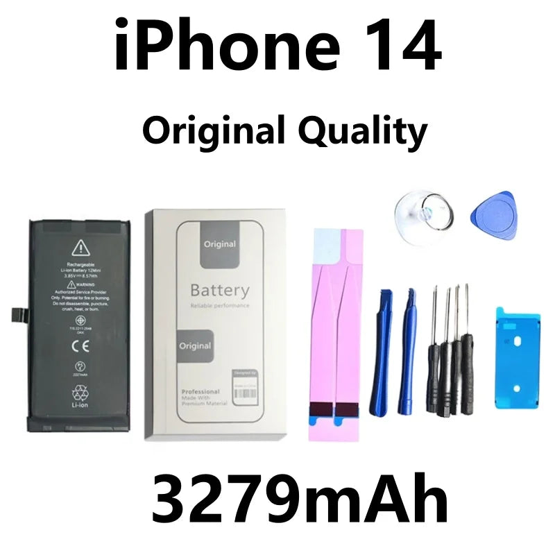 Xilecaly Battery For iPhone 14 Pro Max 11 Pro 12 13 Mini Pro Max Original Real High Capacity Replacement Bateria Warranty 1 Year
