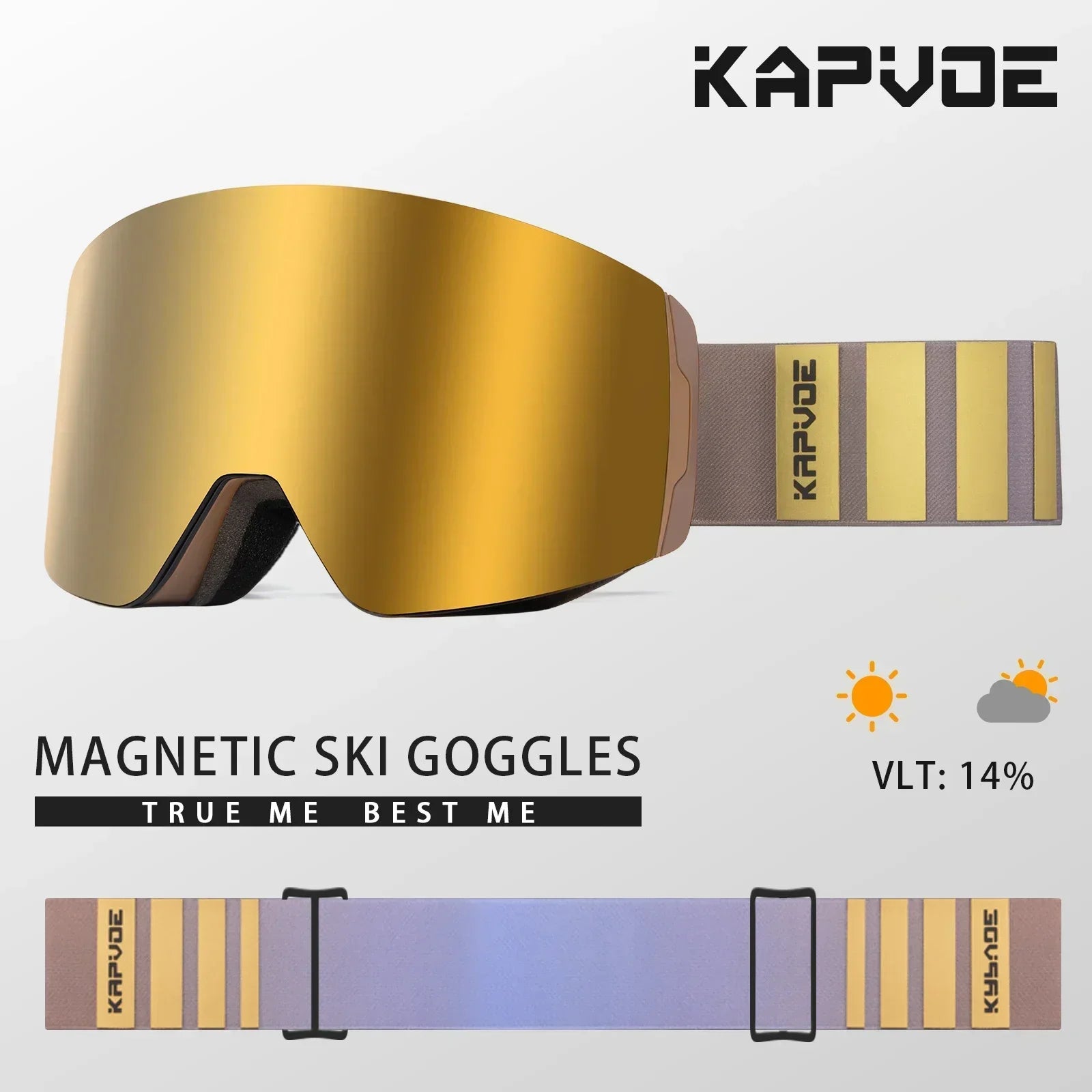 Outdoor Photochromic Ski Goggles Men Snowboard Glasses Women Winter Snow Sunglasses UV400 Magnetic Attraction Lens High Quality