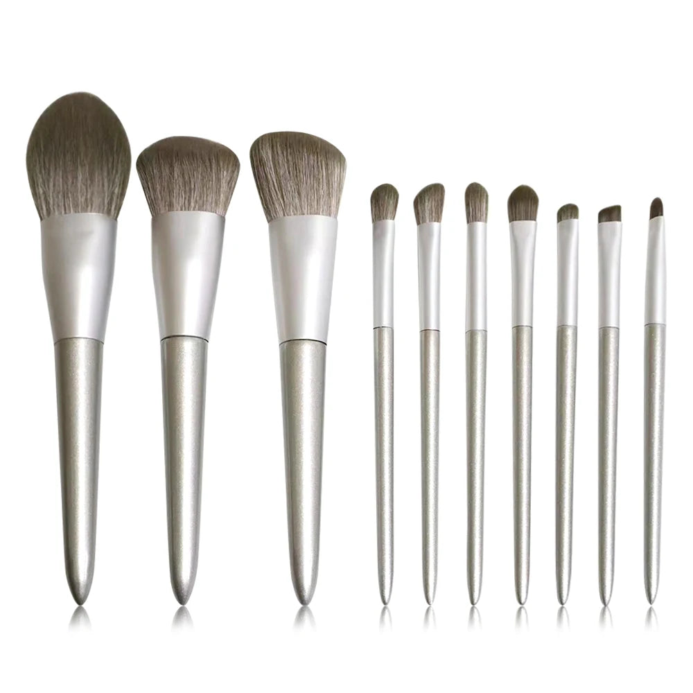 10PCS Makeup Brush Set Professional Super soft detail brush Blush Brush Foundation Concealer Eyeshadow Brush