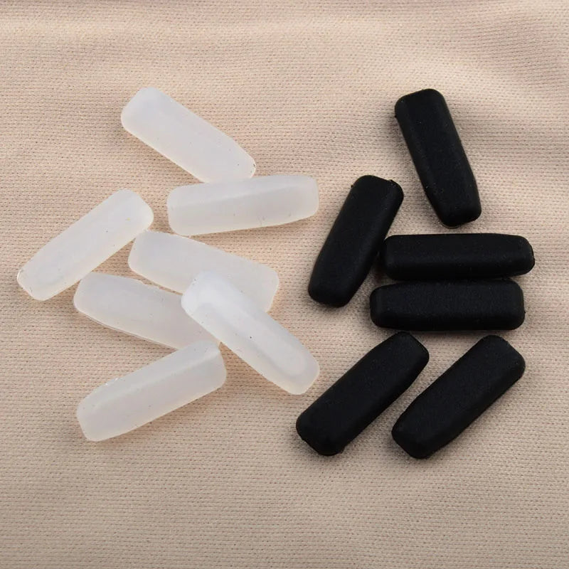 20pcs/100pcs  Eyeglasses Glasses Silicone Nose Pads Inserted Eyewear Optical Frame Nose Pad Repair Accessories