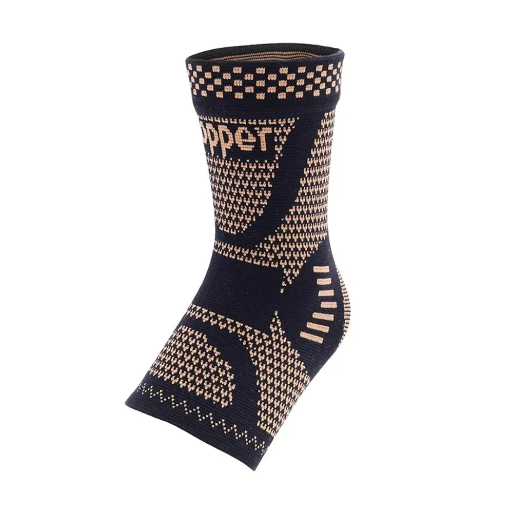1PCS/2PCS Copper Ankle Brace Compression Sleeve for Women Men,Foot Arch Support Sock for Pain Relief,Plantar Fasciitis,Sports