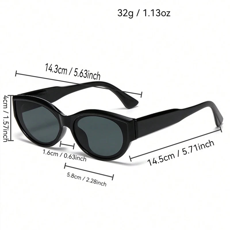 1/4pcs New Fashion Casual Cat Eye Sunglasses Vintage Brand Designer Sun Glasses Female Multi Color Eyewear UV400 Gafas De Sol