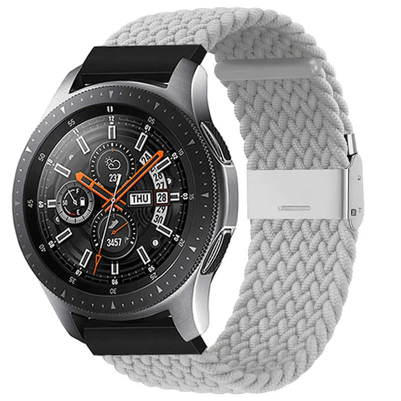 20mm 22mm Nylon strap for Samsung Galaxy Watch 3 42mm 46mm Gear S3 Active 2 Watch Adjustable Bracelet For Amazfit Huawei Correas