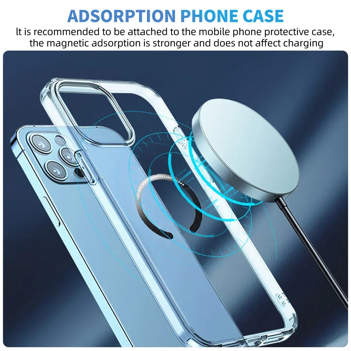 Ring For Magsafe Magnetic Wireless Charger For iphone 14 Pro Max 13 12 Mini Universal Metal Sticker Magnet Car Holder Plate