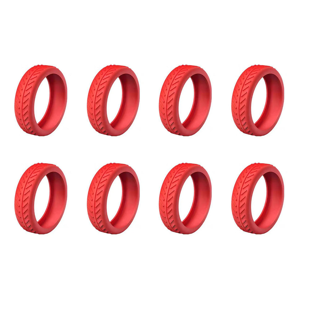 1/4/8PCS Silicone Cover Luggage Wheels Cover Luggage Protection Wheels Guard Carry On  Accessories Wheels Cover for Reduce Noise