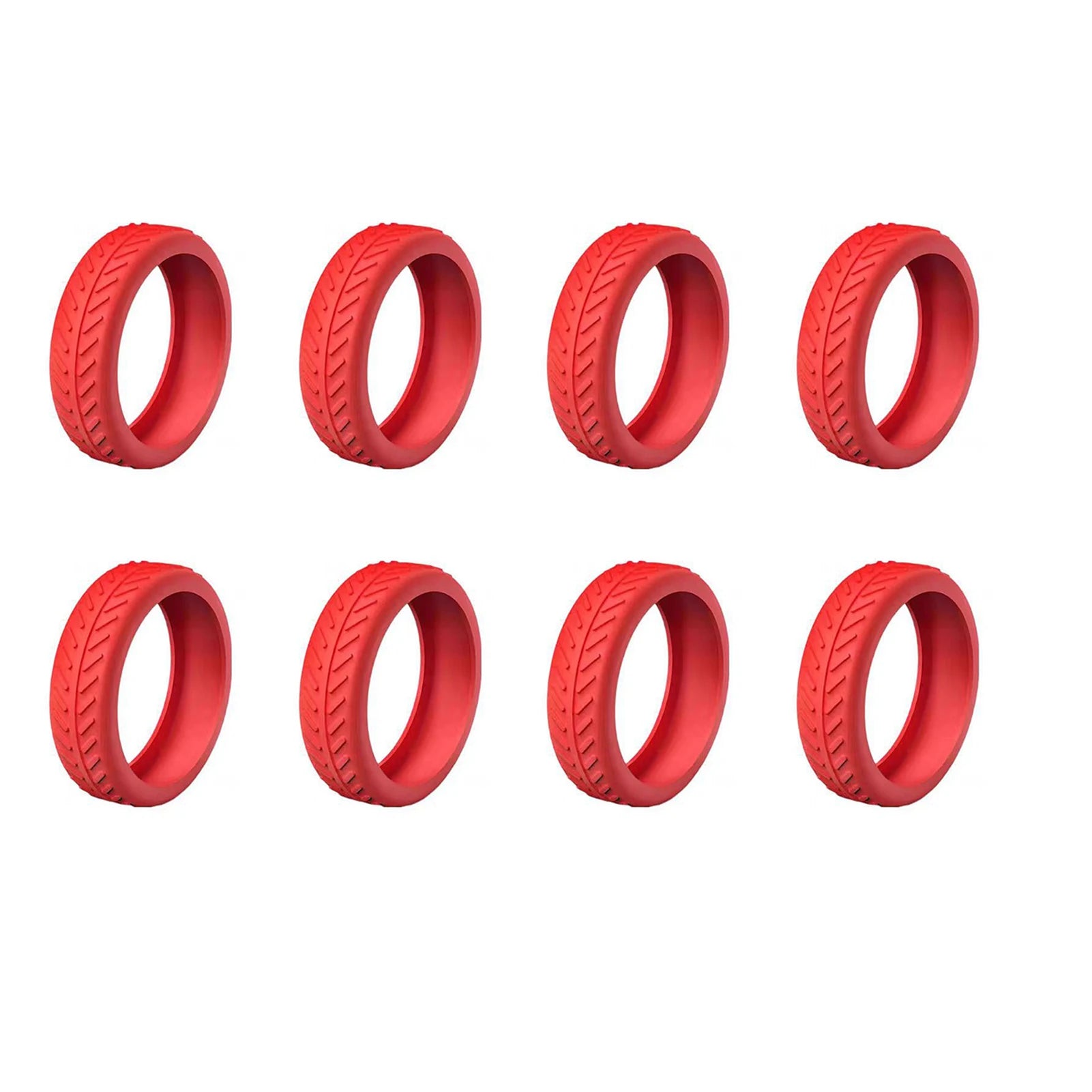 1/4/8PCS Silicone Cover Luggage Wheels Cover Luggage Protection Wheels Guard Carry On  Accessories Wheels Cover for Reduce Noise