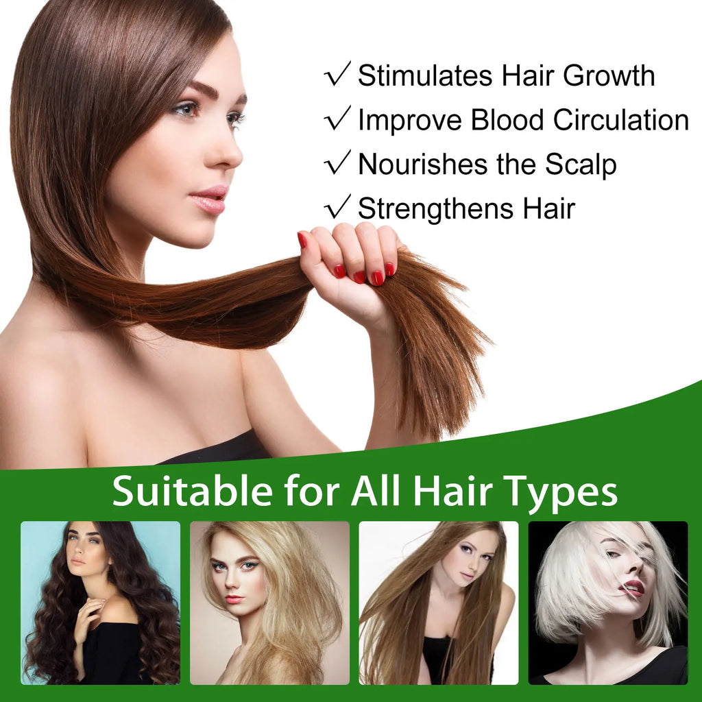 Rosemary Hair Growth Oil Natural Hair Care Serum Anti Hair Loss Scalp Treatment Repair Damaged Hair Stimulate Hair Follicles Thi