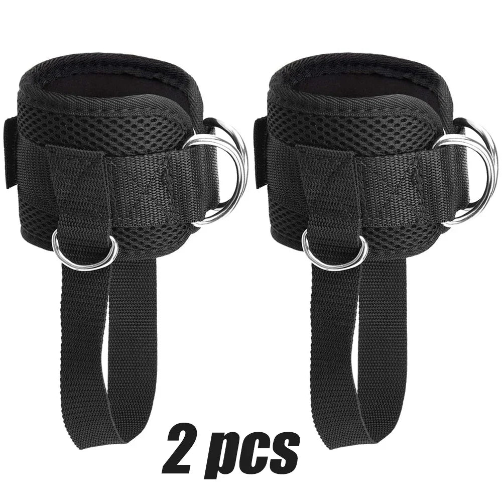 1/2Pcs New Ankle Straps for Cable Machines Kickbacks - Adjustable Comfort Ankle Cable Attachments for Gym Ankle Leg Extensions