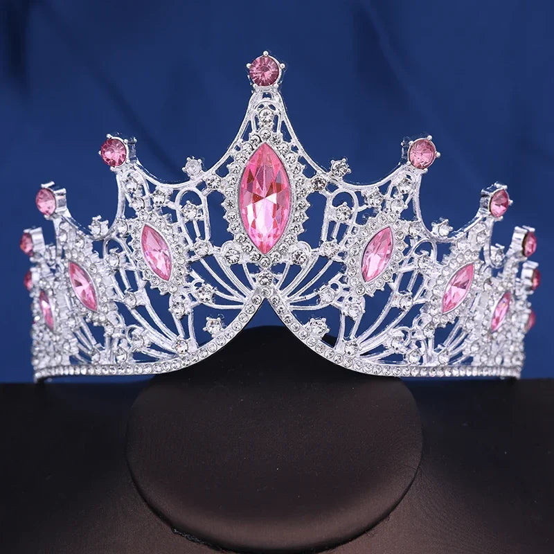 Bridal Crown Baroque Vintage Princess Queen Headwear Crystal Tiara For Women Wedding Crown Hair Dress Accessories Jewelry