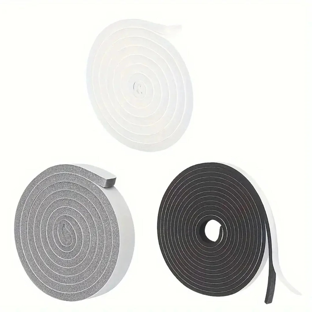 4m Foam Window Sealing Strips Windproof Sound-Proof Door Weather Stripping Dustproof Self-adhesive Tape Door Seam Sealing Strip