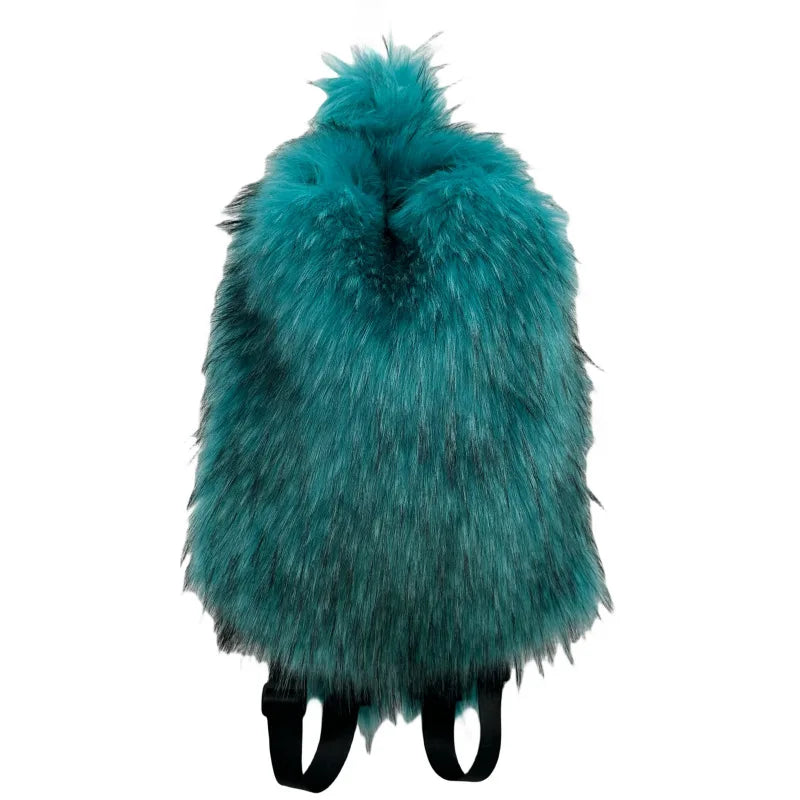 2026 NEW FASHION Y2K Faux Fur FOR Women Backpack Solid Soft Fleece Knapsack Harajuku Style Winter Ladies Bag