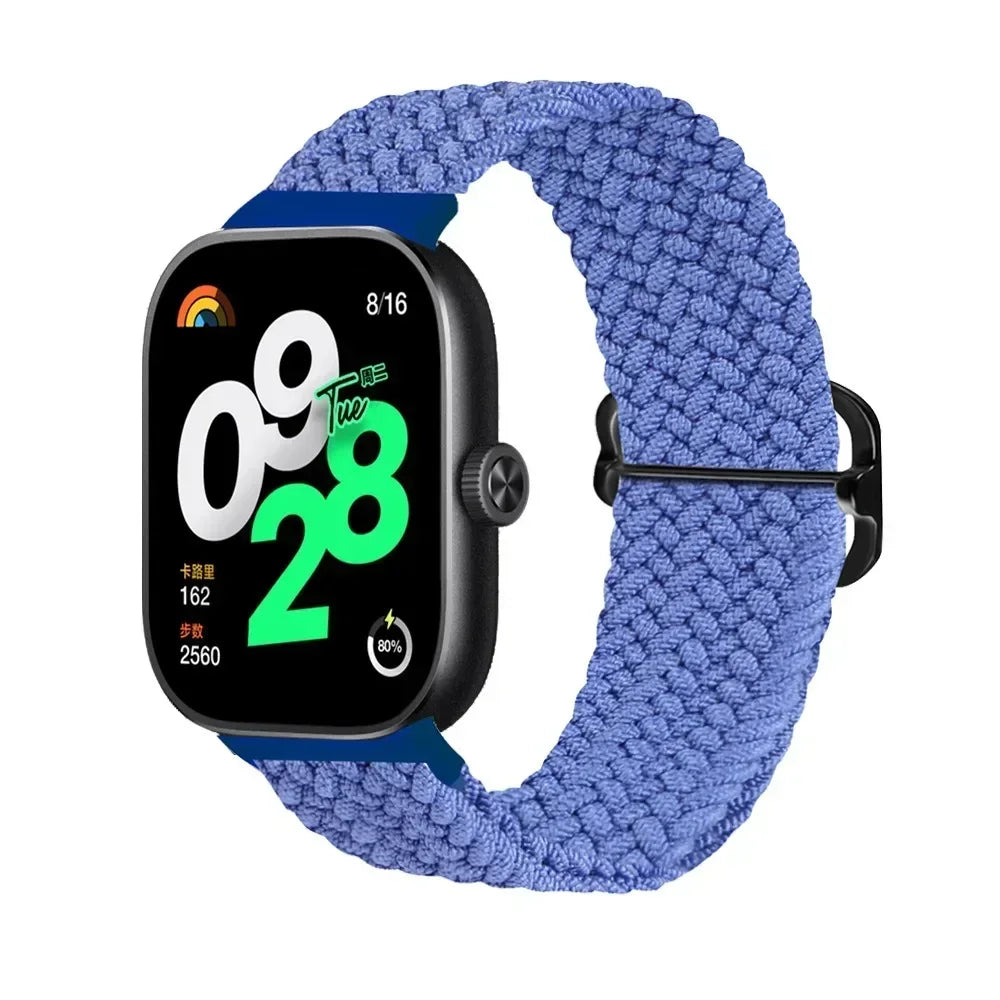 Breathable Strap for Xiaomi Redmi Watch 4/5/6 Nylon Replaceable Wristband Smart watch Belt for Mi Band 9/8 Pro Sport Watchband