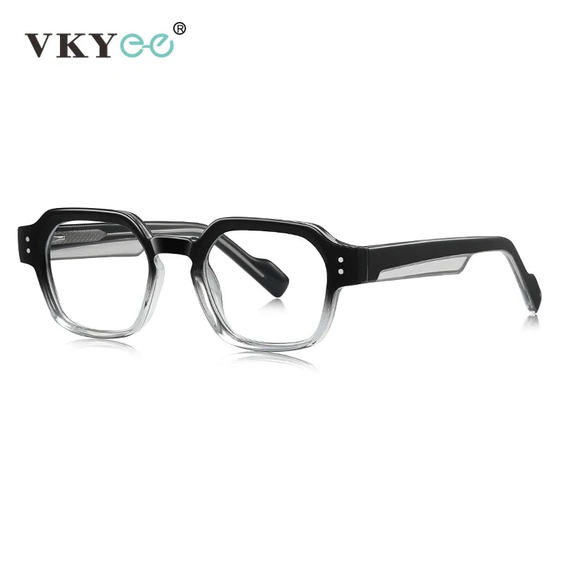 VICKY New Fashion Geometric Square Simple Design Men's and Women's Anti-Blue Light Glasses Customizable Prescription LS105