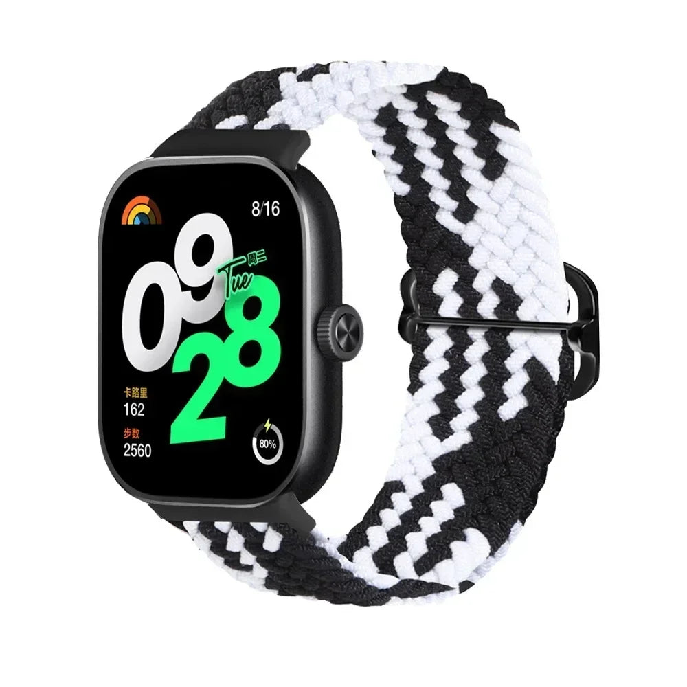 Nylon Strap for Xiaomi Redmi Watch 4/5/6 Adjustable Wristband Sport Watchband for Mi band 9 Pro/Mi Band 8 Pro Belt Accessories