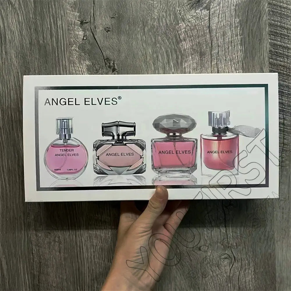 Gift Box 4Pcs Set Perfume Women 120ml Club De Nuit Perfumes De Mujer Lasting Fragrance Parfum Femme Floral Fruity Scent Spray