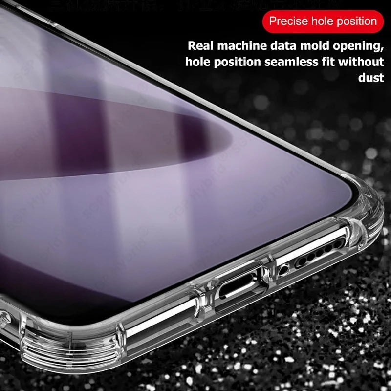 For iPhone 17 18 Pro Max 17e Case Clear Crystal TPU Soft Cover On iPhone17ProMax iPhone17Pro iPhoneAir iPhone17 Air Back Shell