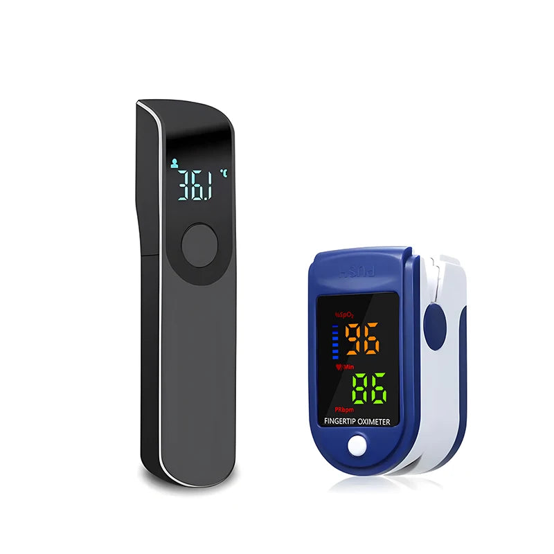 Non-contact Laser Body Temperature Ear Thermometer Oximeter or Infrared Fever Thermometer Medical Household Digital Infant Adult
