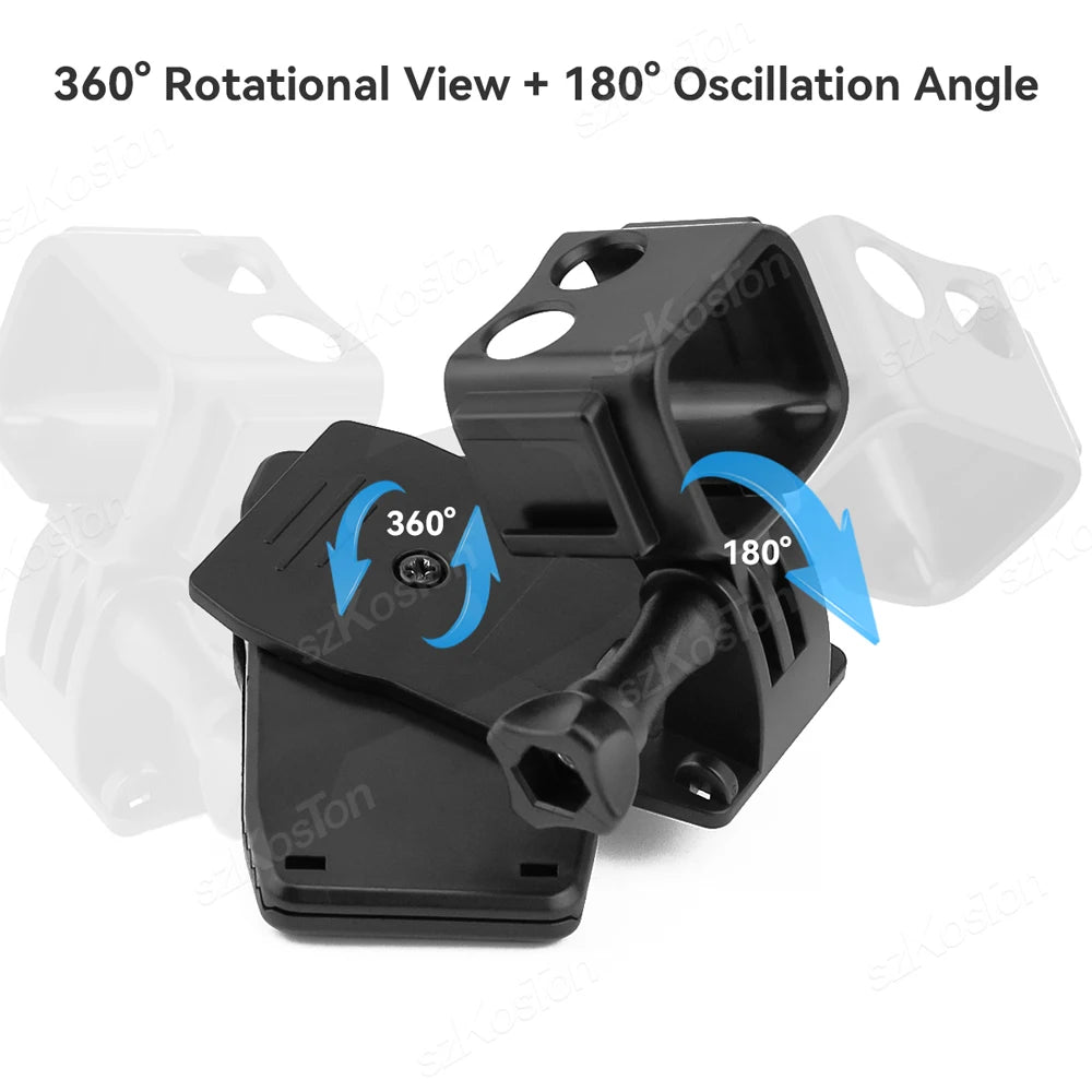 Backpack Strap Clip 360 Degree Rotation Hat Belt Clamp Mount For DJI Osmo Pocket 3 4 4 Pro Action Camera Accessories