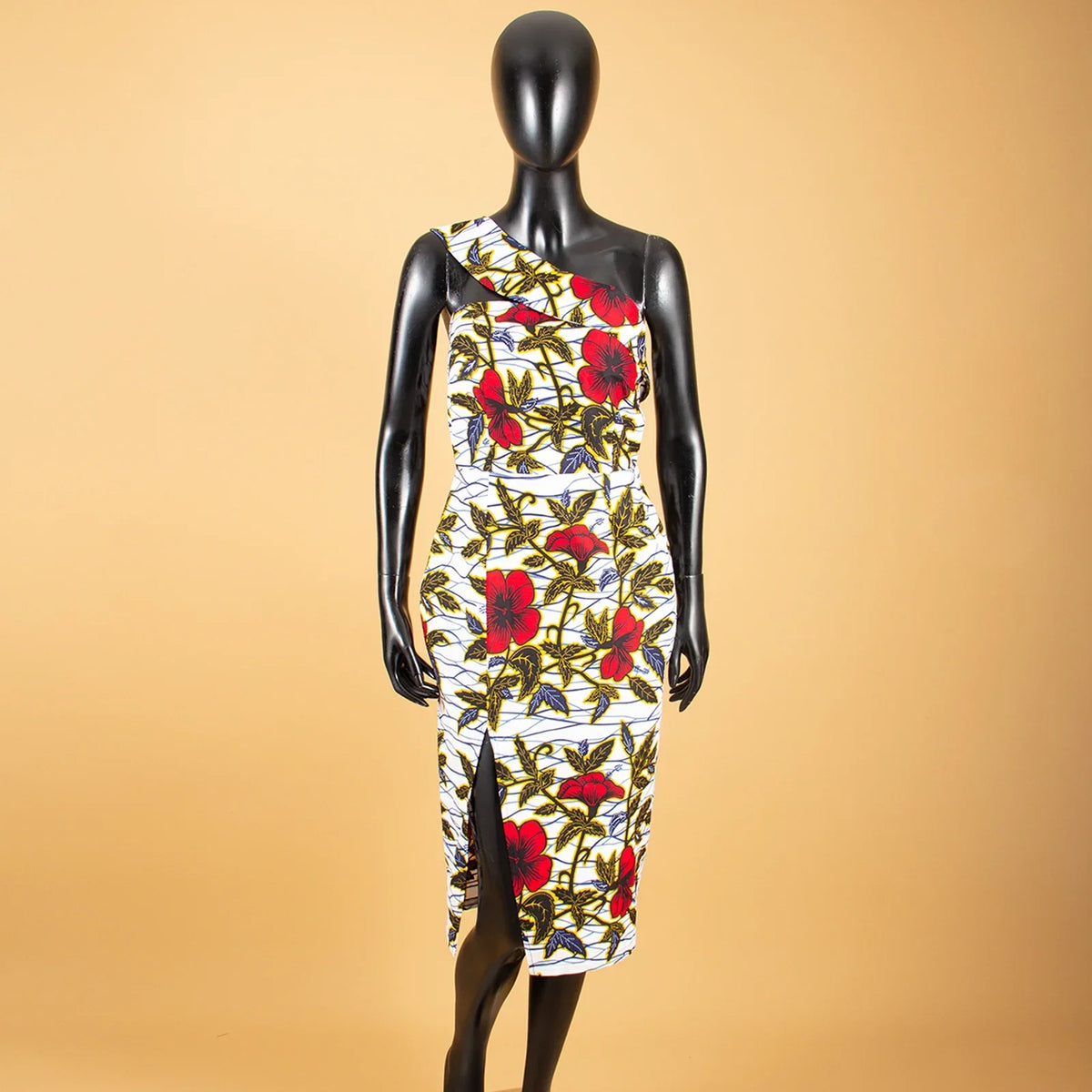Women`s Dresses African Ankara Fabric Print Strap Sleeveless Sexy Club Dress Floral Party Dress Wax Attire AFRIPRIDE A1925052