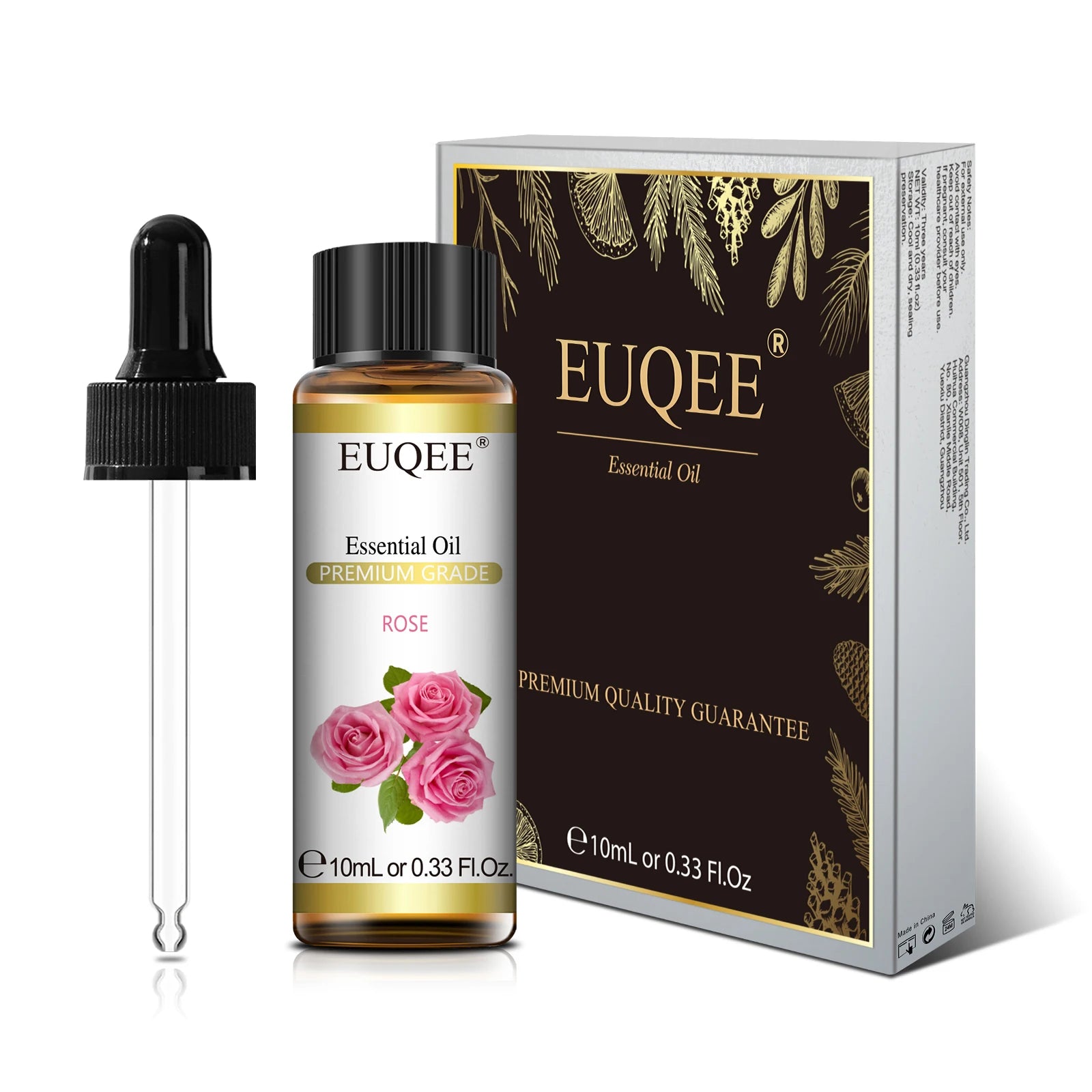 EUQEE 10ml Oregano Vetiver Essential Oil For Humidifier Candle Making Myrrh Ginger Helichrysum Lemon  Rose Eucalyptus Aroma Oils