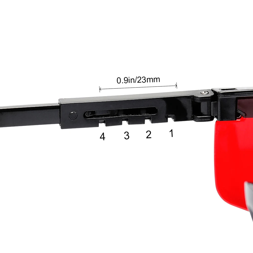 New Red Laser Enhancing Glasses For Laser Level Adjustable Protection Eye Safety Vertical Horizontal Lasers Parts